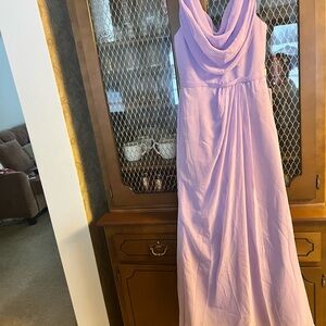Elegant Lavender Maxi Dress